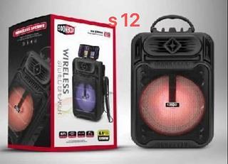 Caixa de som Bluetooth USB cartão memória com RGB EX011