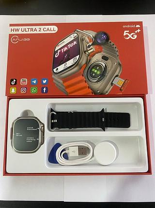 Relógio smart HW Ultra 2 Call Android 5G com chip e câmera Com GPS HW ULTRA 2CALL