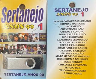 pendrive gravado original 500-600 músicas 74