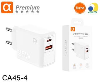 Fonte USB-A(QC) + USB-C(PC) 25 CA454