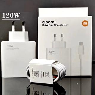 Carregador Xiaomi Tipo C/Tipo C 120W