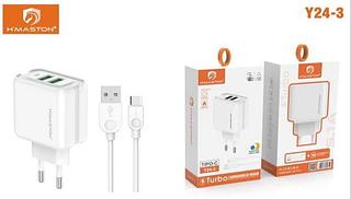 Carregador 5.1A tipo c cabo separado Hmaston Y24-3 Com 150pcs