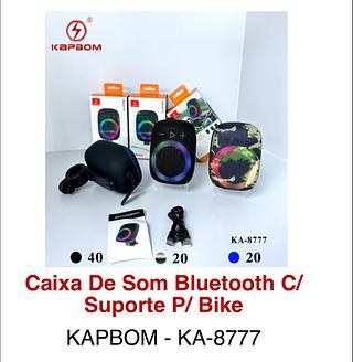 Caixa de som Bluetooth C/Suporte P/bike KAPBOM-KA-8777