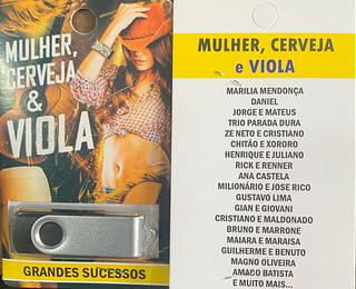 Pendrive gravando original 500-600 músicas 100