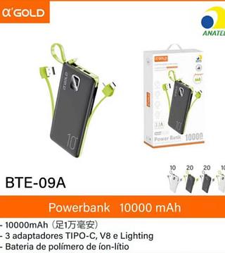 Carregador portátil 10.000MAH BTE09A original