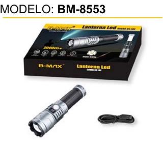 Lanterna Led Sabre de Luz • 2000m+ • com Power Bank • com imá • Bateria de longa duração BM8553