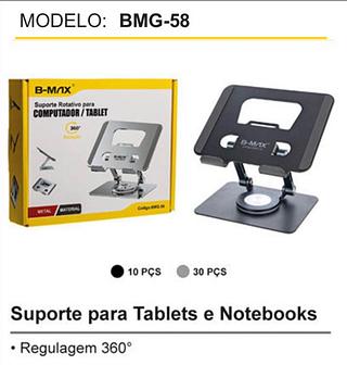 Suporte de alumínio 360°para tablet /MacBook/celular BMG58