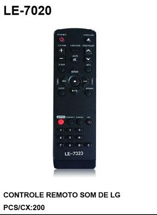 Controle remoto Som de LG LE-7020