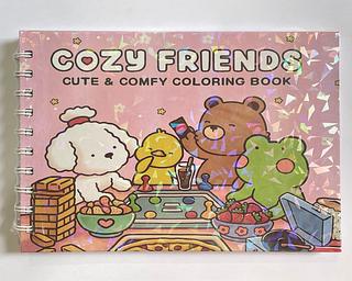 Livro de colorir 50 folhas COZY FRIENDS