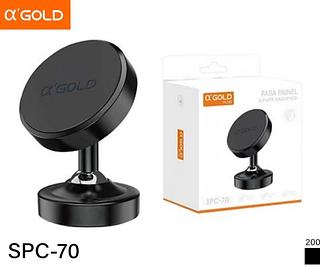 Suporte veicular - Para painel - Rotação 360° - Atração magnetica SPC70
