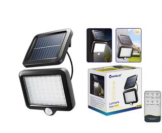 LUMINARIA SOLAR 56LEDS •55W SOLAR com controle MB5007