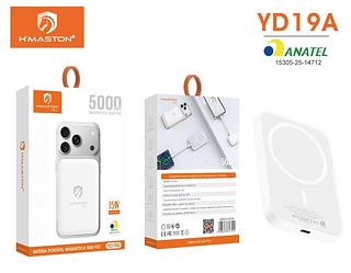 Carregador portátil indução 5000MAH 15W YD19A Caixa fechado com 100pcs