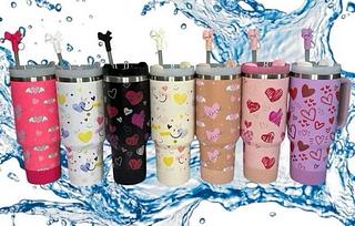 Garrafa térmica com canudo 1200ML