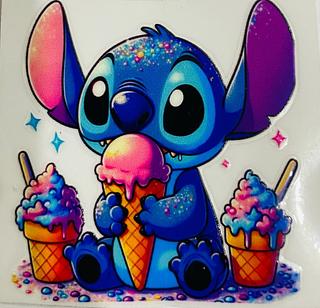 Adesivo do Stitch para copo Stanley 11