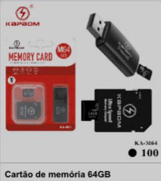 Cartão memória 64giga