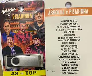 pendrive gravado original 500-600 músicas 25