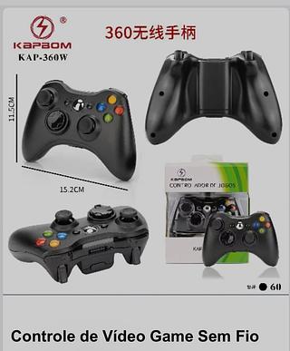 controle xbox 360 sem fio