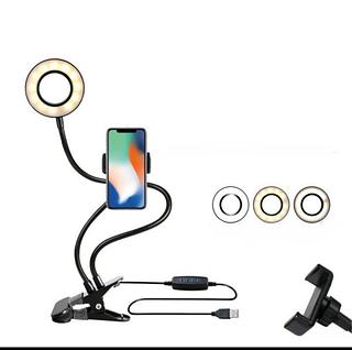 luminaria de mesa com suporte para celular