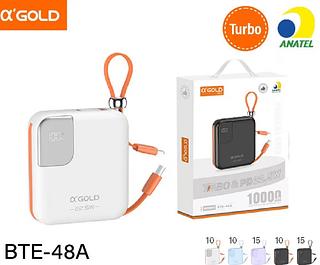 Powerbank10000 mAh 10000mAh- 2 Saídas Turbo PD+ 22.5W BTE48A