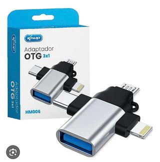 Adaptador Tipo C Usb 3 Em 1 V8 HM006