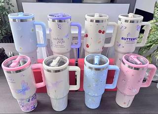 Garrafa térmica 1200ML com canudo