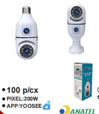 Câmera de lâmpada PIXEL 200W APP:YOOSEE CA1005