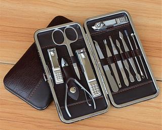 Conjunto de manicure 12 peças TZ-117