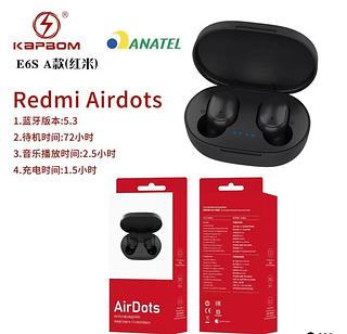 Fone sem fio Redmi Airdots E6S caixa fechado comn200pcs
