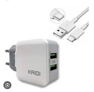 CARREGADOR COM Cabo Tipo-C 2.4A / 12W KD-301C
