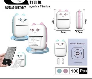 Mini impressora térmica portátil