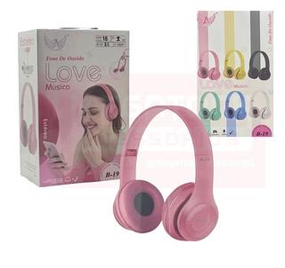 Fone sem fio Bluetooth B19