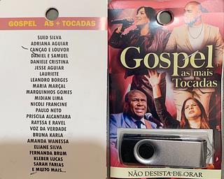 pendrive gravado original 500-600 músicas P114