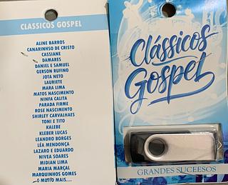 pendrive gravado original 500-600 músicas P106