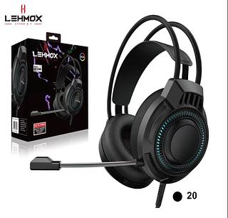 FONE GAMER com microfone com rgb com adaptador LEY2264