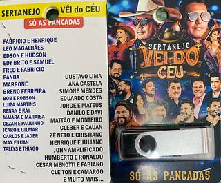 pendrive gravado original 500-600 músicas P125