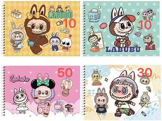 Livro de colorir LABUBU 50 páginas