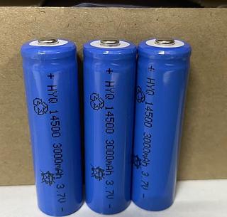 Pilha para lanterna 3000mAh 3.7V14500
