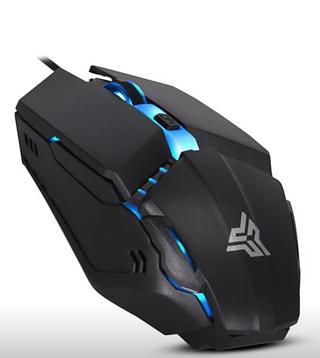 Mouse Gamer Anúbis Sensor Laser Optico 1200dpi Led Rab Colorido Ultra Leve 4 Botões Profissional Ambidestro com Fio Usb S31