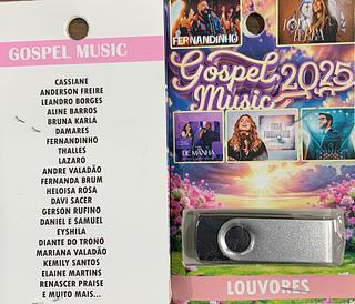 pendrive gravado original 500-600 músicas 43