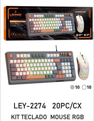 Kit teclado com mouse com rgb LEY2274