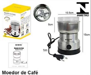 Moedor de Café • 17*10cm • aço inoxidável com tampa plástico • 110V • 200mL BMF3401