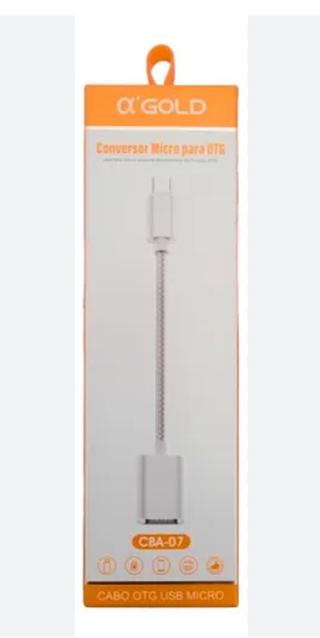 Cabo conversor micro para OTG CBA-07