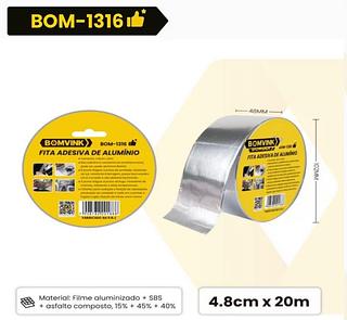 FITA ADESIVA DE ALUMÍNIO BOM1316