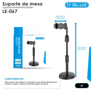 Suporte de mesa Universo LE-067 (IT-BLUG Max:95mm Min:60mm
