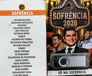 pendrive gravado original 500-600 músicas 68