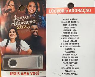 pendrive gravado original 500-600 músicas 55