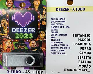 pendrive gravado original 500-600 músicas P130