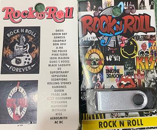 pendrive gravado original 500-600 músicas 80