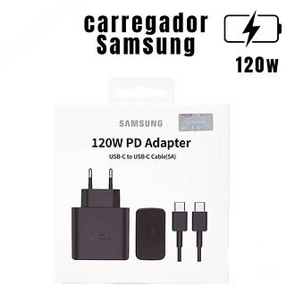 Carregador tipo c /tipo c Samsun 120W PD Adapter