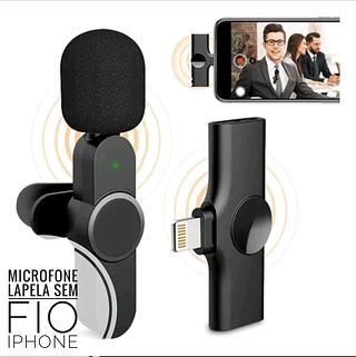 Microfone lapela sem fio iPhone k9-IP
